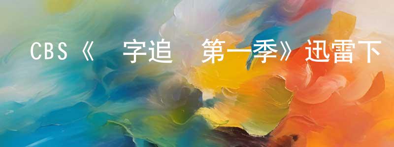 白永超發布CBS《數字追兇第一季》迅雷下載/在線觀看/百度云-犯罪/歷史載-美劇天堂